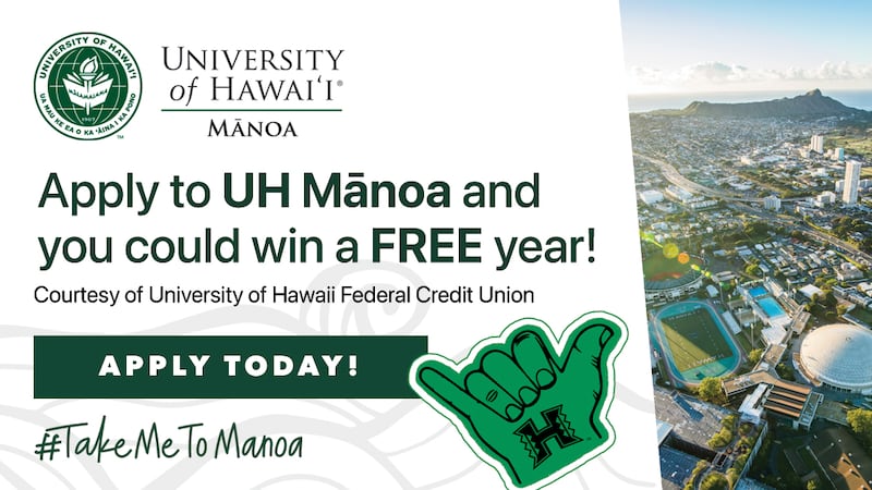 UH Take Me to Manoa FREE Tuition