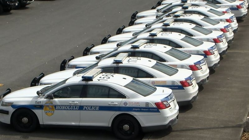 Honolulu Police (HPD ) patrol cars