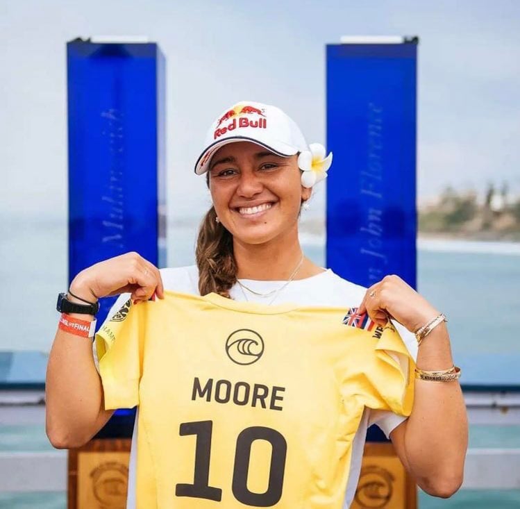 Carissa Moore’s historic year continues.