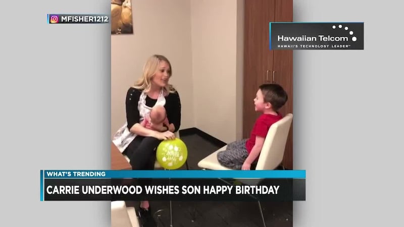 What?s Trending: Sky dancing to Queen, Carrie Underwood sing Happy Birthday to son, Marie...