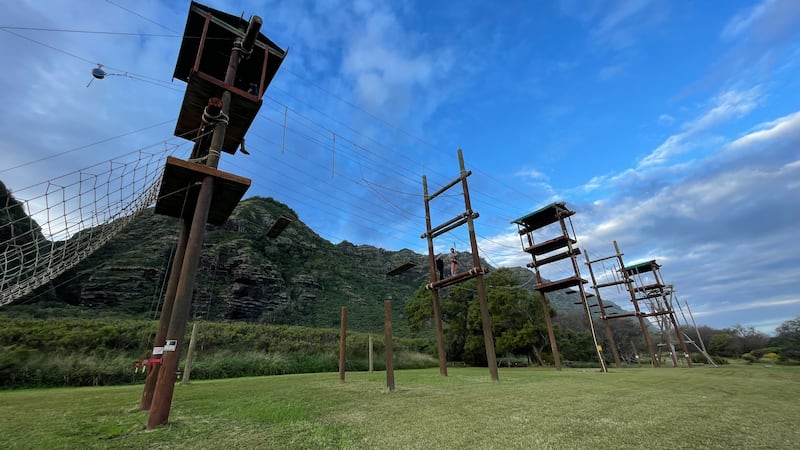 Camp Erdman high ropes course