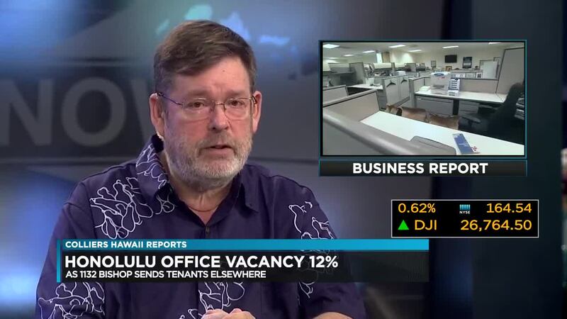 In six months the vacancy rate for downtown Honolulu offices has plunged from 16 percent to 12...