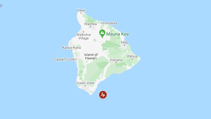 Residents reported feeling shaking after a 4.8 magnitude quake struck off Hawaii Island.