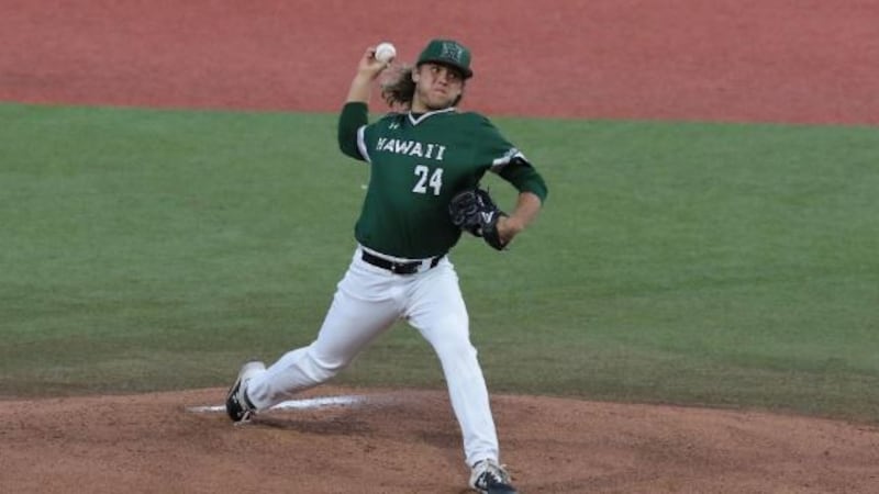 UH's Aaron Davenport won his NCAA-leading fourth game by going 7.0 innings with a season-high...