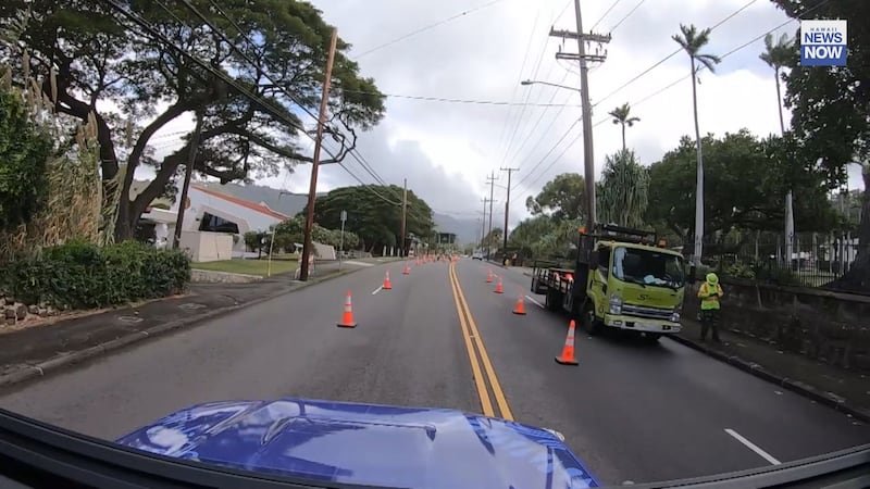 Both mauka-bound lanes of Nuuanu Ave. will be closed Monday, Nov. 4, from 8:30 a.m. to 2:30 p.m.