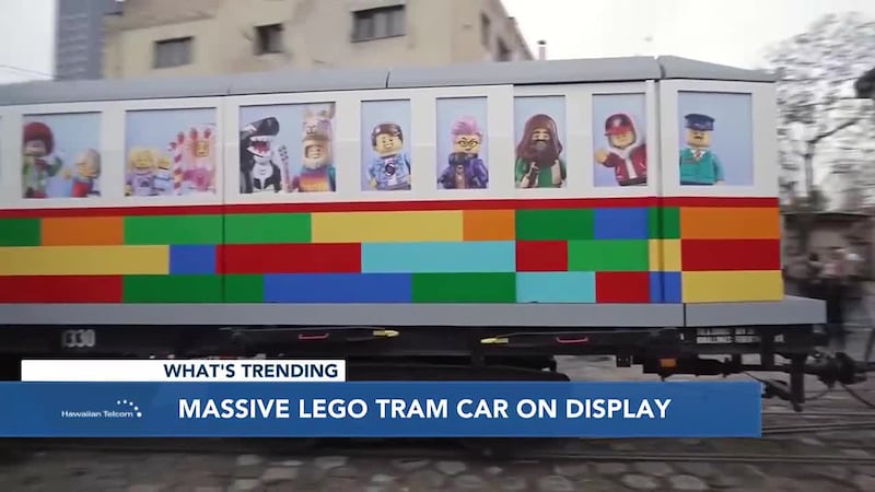 Folks in Budapest are getting a look at a brand new tram, made out of Legos! Plus, one coffee...