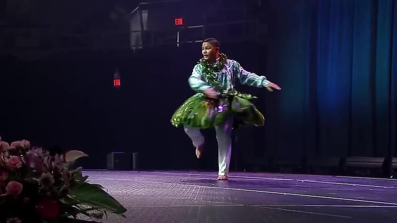 Master Keiki Hula: Evan Placencia
 / Na Kumu Hula Leinani De Rego Lauaki and Kehaulani De Rego...