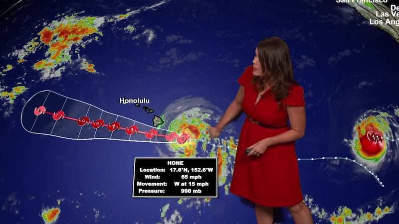 Hone will be impacting the state this weekend