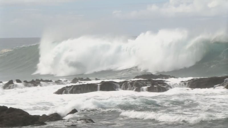 Surf is rising to dangerous levels along Oahu's North Shore.